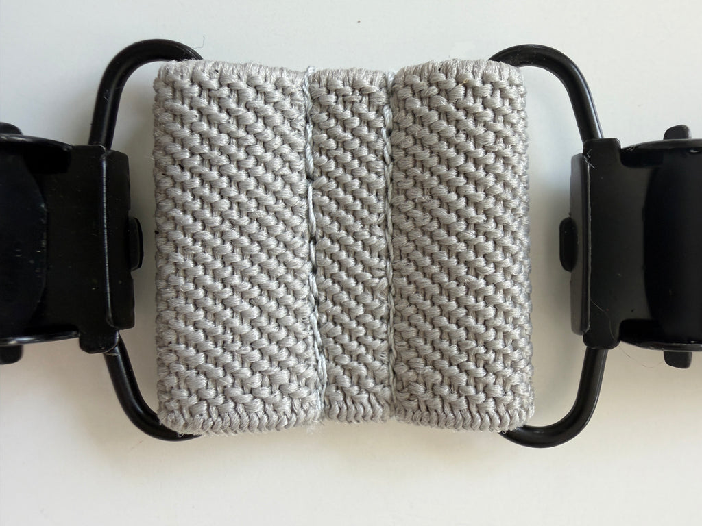 CapeAble – Schwarzer Clip mit grauem Elastik